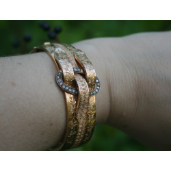 bracelet ancien or et diamants