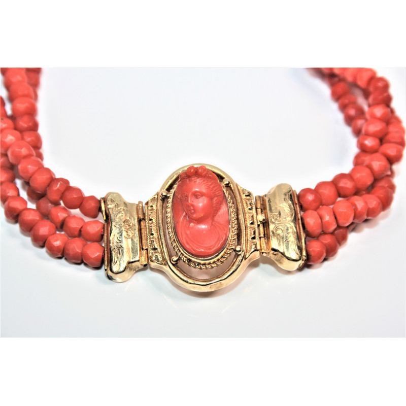 antique coral necklace