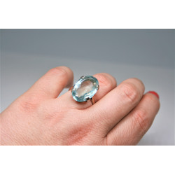 aquamarine statement ring