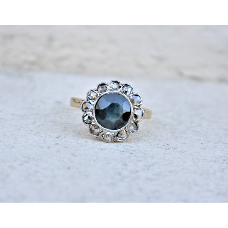 antique sapphire engagement ring