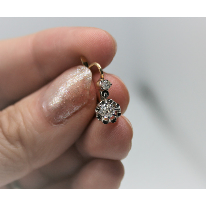 antique diamonds earrings