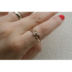 Bague ancienne or rose