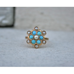 bague turquoise ancienne