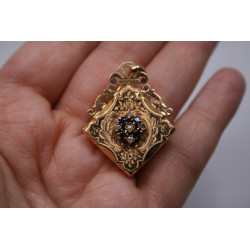 antique french pendant