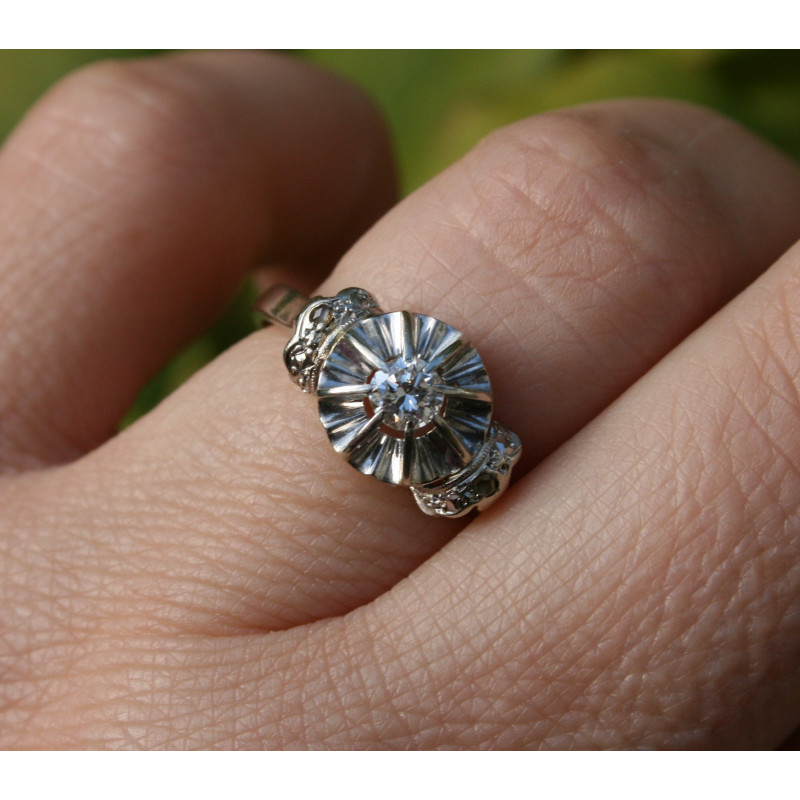 Bague online solitaire vintage