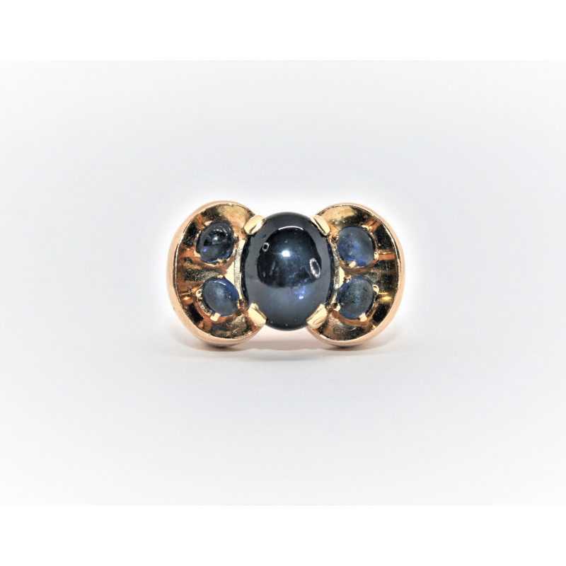Bague cheap tank saphir