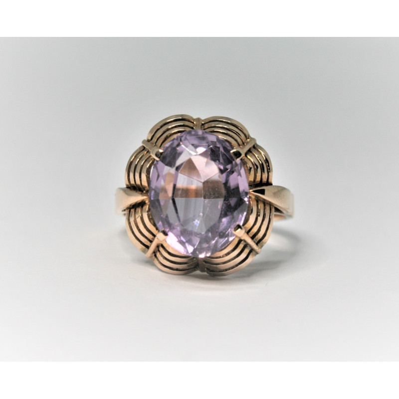 Mid century amethyst ring