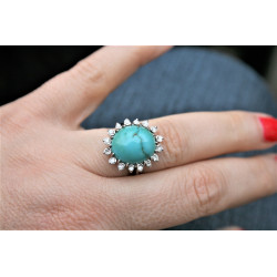estate turquoise ring