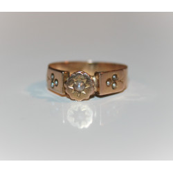 bague ancienne or 18 carats