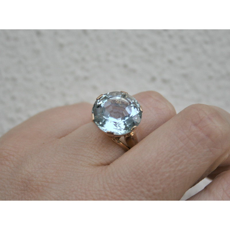 vintage aquamarine ring