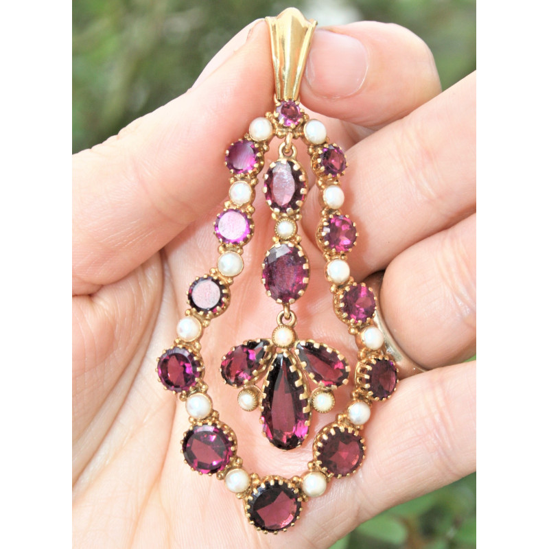pendentif ancien grenats pendentif ancien grenats