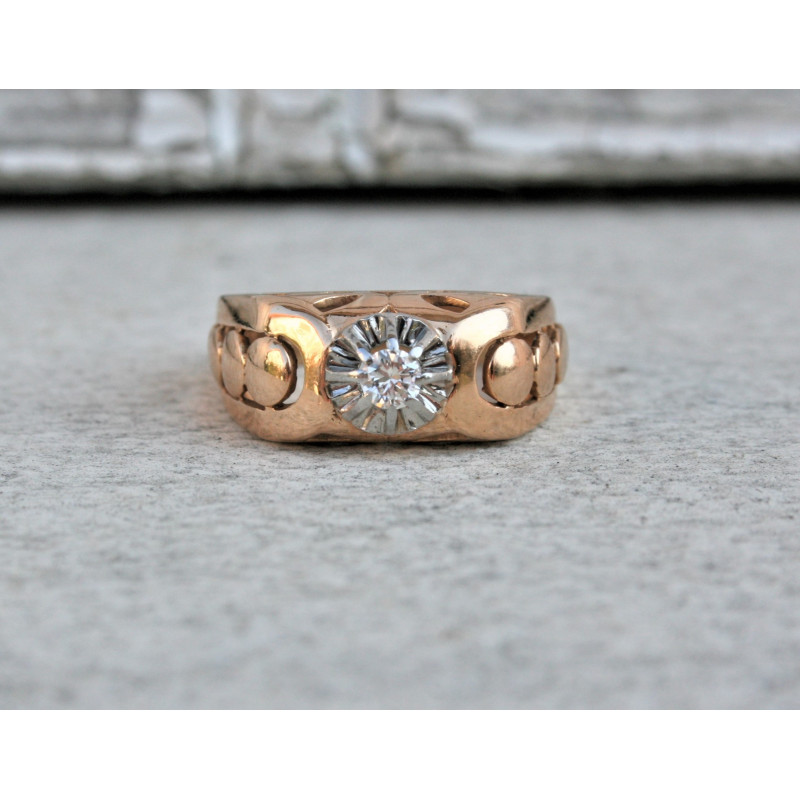 Bague vintage diamant