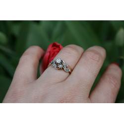antique you and me ring