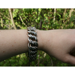 bracelet vintage argent massif