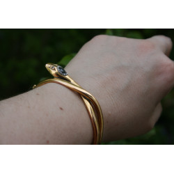 bracelet serpent or 18 carats