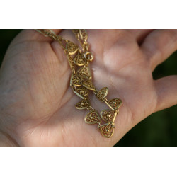 filigree 18K gold necklace