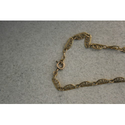 antique filigree 18K gold necklace
