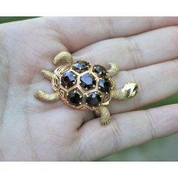 broche tortue vintage