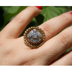 bague cocktail diamants