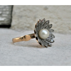 antique daisy ring