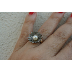vintage flower ring