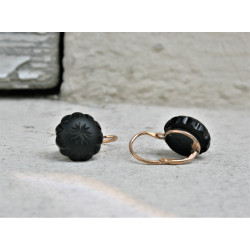 antique mourning earrings