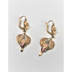 boucles d'oreilles vintages perles fines