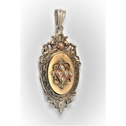 antique gold locket