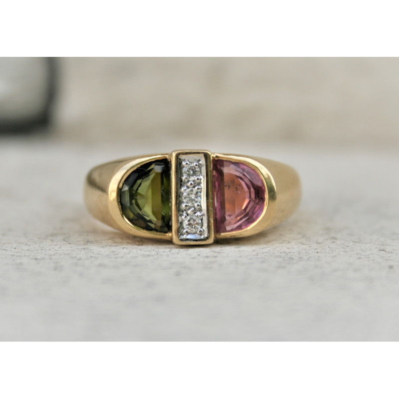 green tourmaline ring green tourmaline ring