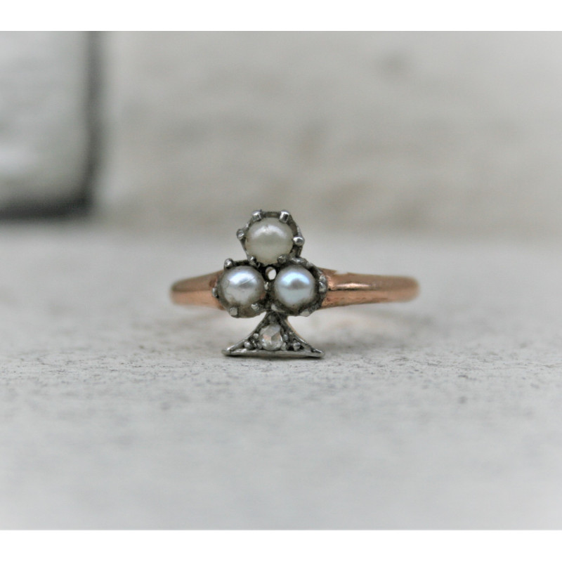 antique clover ring antique clover ring