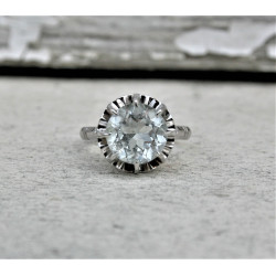 vintage aquamarine ring