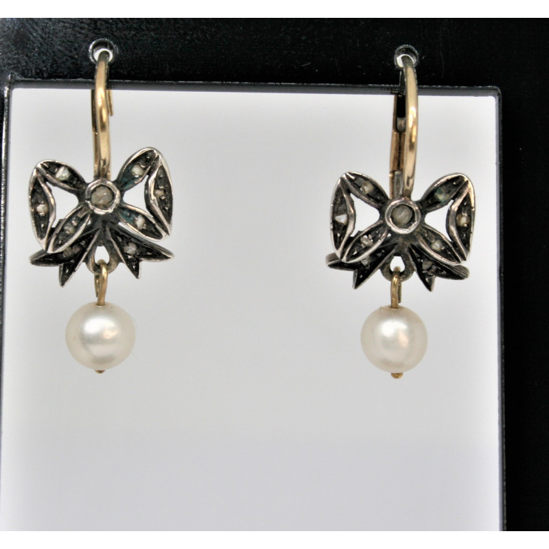 antique pearl earrings