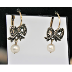 antique knot earrings