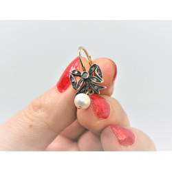 Victorian knot earrings