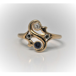 antique 18K gold ring