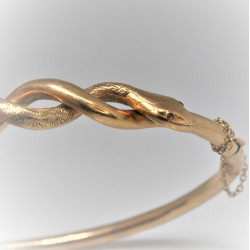 antique yellow gold bangle