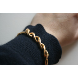 bracelet vintage or jaune