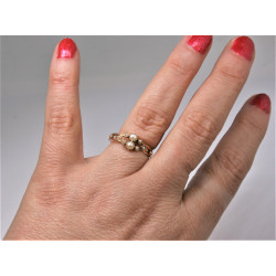 antique 18K gold ring