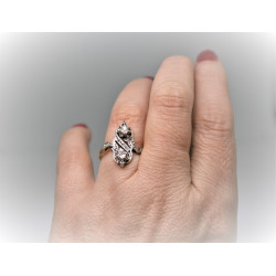 bague Belle Epoque diamants