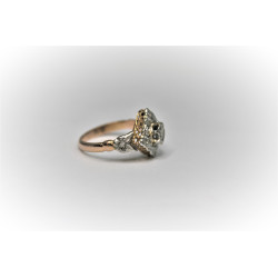 antique gold and diamond ring