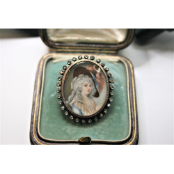 antique french brooch