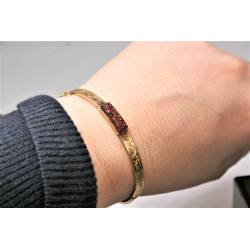 bracelet vintage or jaune