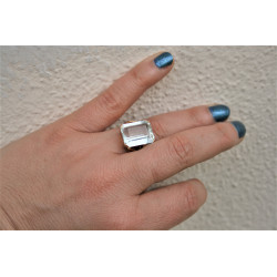genuine aquamarine ring
