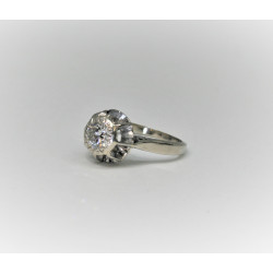 solitaire diamant ancien