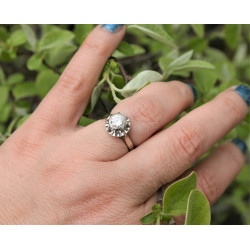 solitaire diamant 0.5 carat