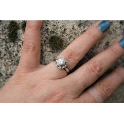 bague vintage diamant