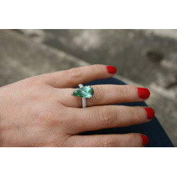 rare stone engagement ring