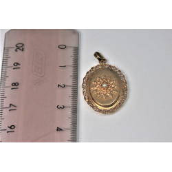 antique french pendant