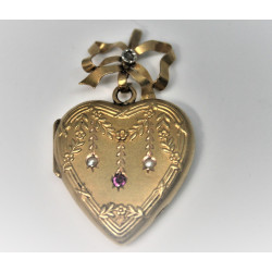 antique 18K gold locket