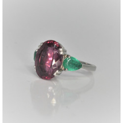 genuine tourmaline ring